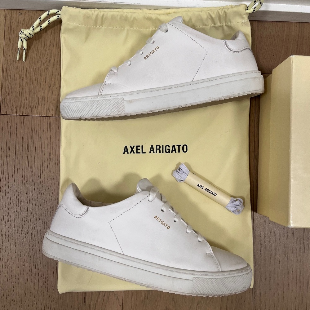 Axel Arigato White Leather Sneakers